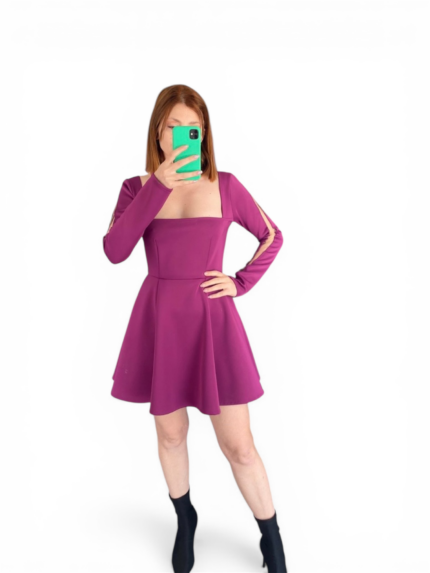 Mini abito con trasparenze Feleppa