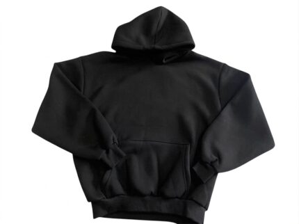 Perfect Hoodie Black Carrot, felpa boxyfit unisex