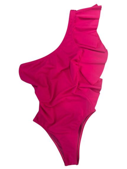 Costume Monospalla con rouches, taglia S