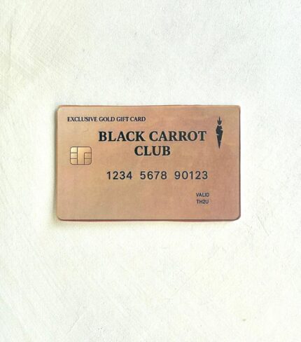 Tessera Gold Black Carrot (anche valida come buono regalo)