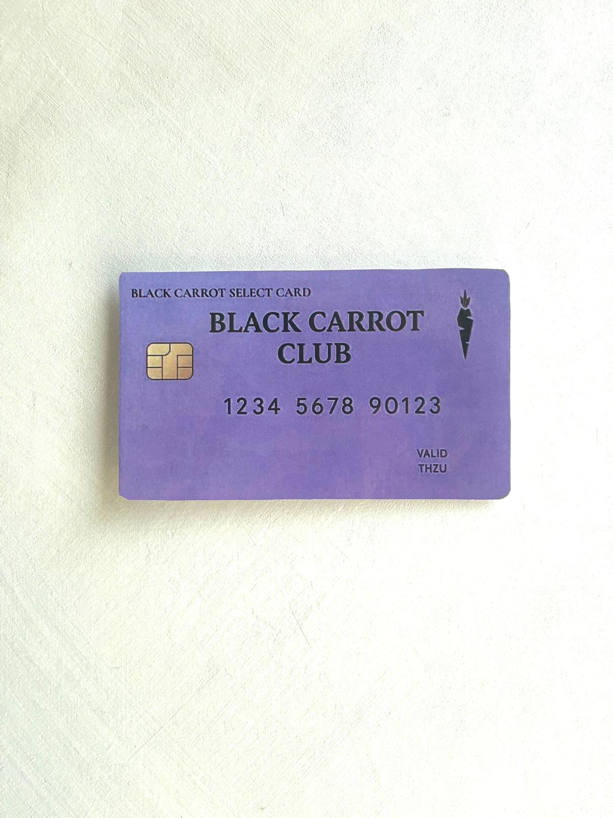 Lilac Black Carrot Card (valida anche come buono)