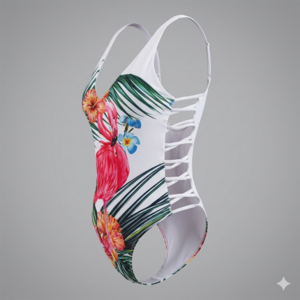 Costume intero flamingo