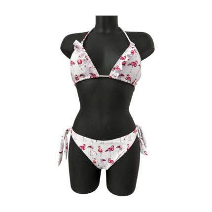 Bikini Flamingo bianco