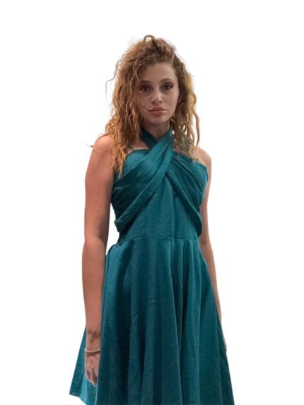 Multi-tie mini dress