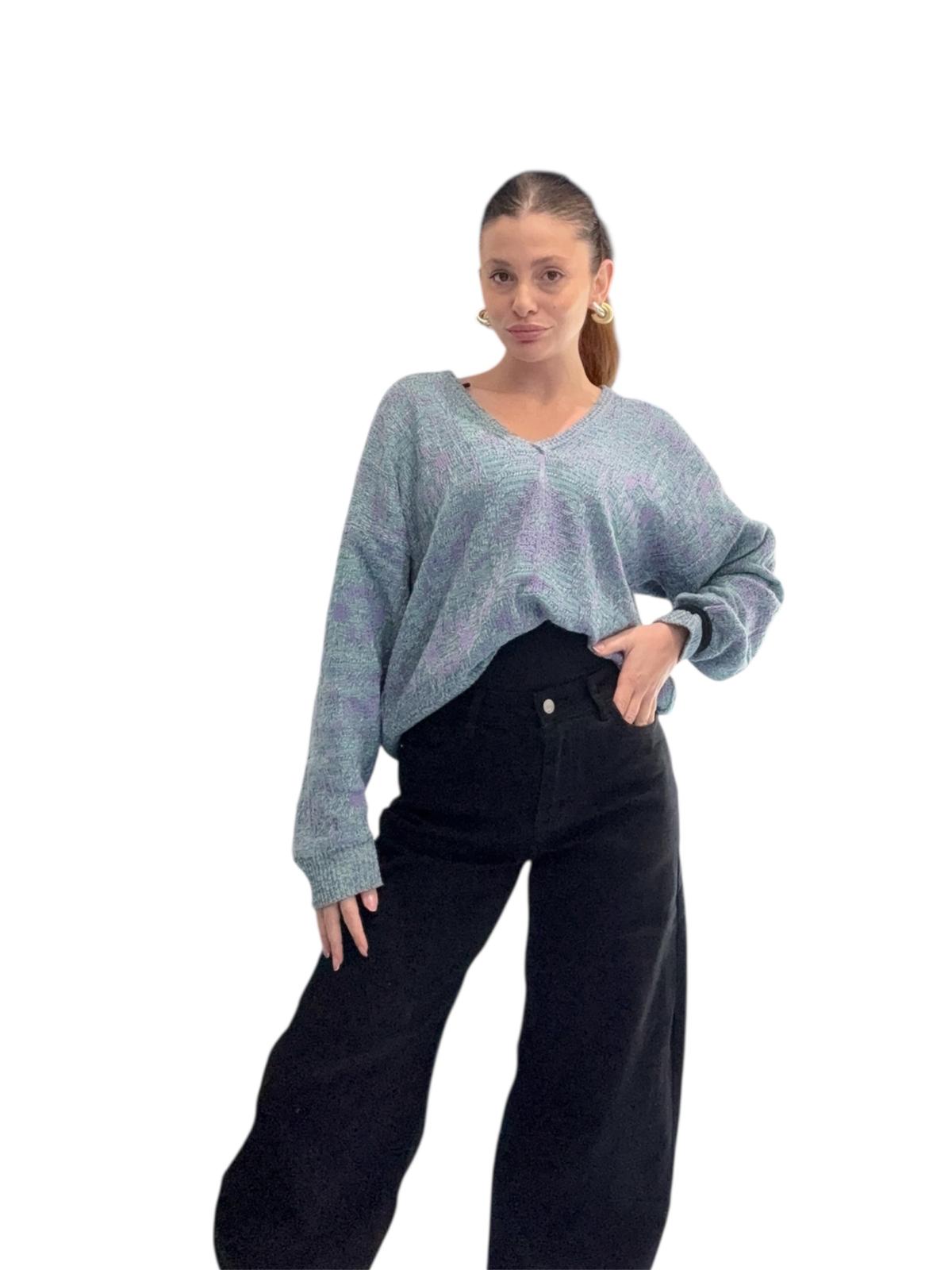 Jeans Balloon wide leg neri - immagine 5