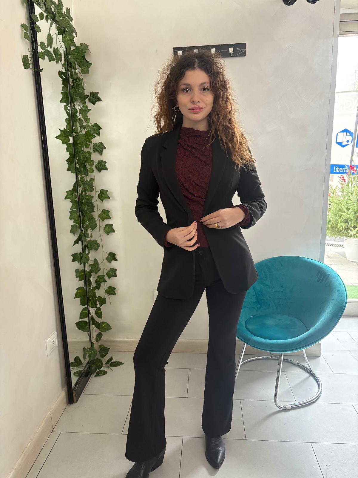 Blazer Nero Regular Fit