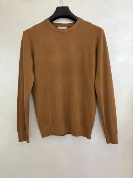 Maglione uomo color cammello
