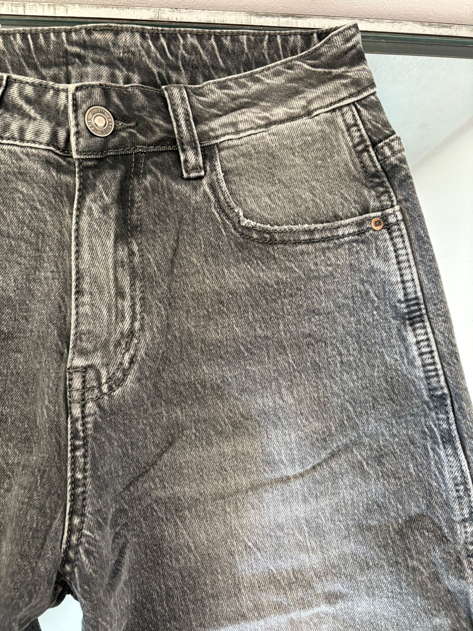 Jeans Balloon distressed wide leg - immagine 3