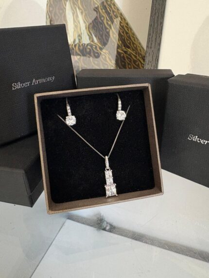 Parure Trilogy Silver Armony