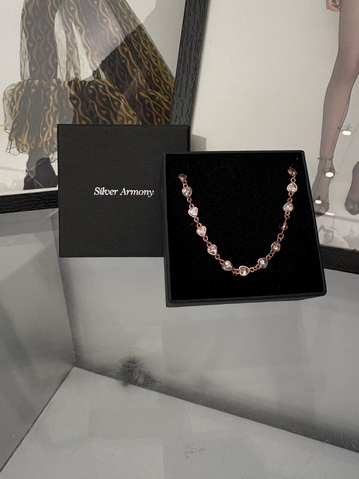 Bracciale cuori di luce Silver Armony - immagine 2
