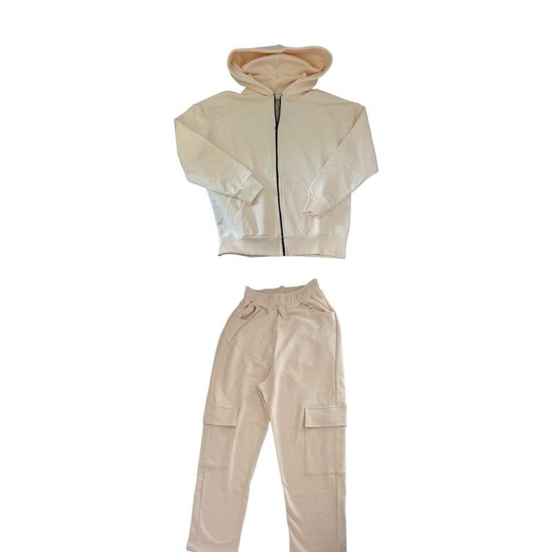 Tuta Perfect Fit, Unisex, Made in Italy, cotone garzato - immagine 5