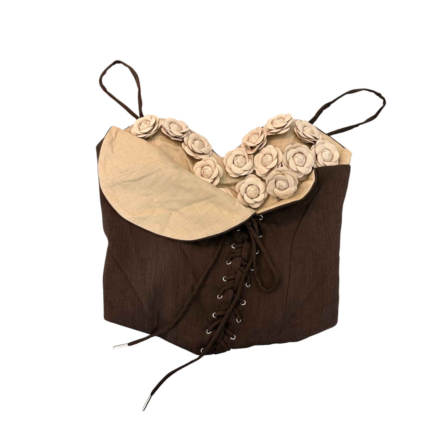 Bustino a fiori - summer bouquet bustier - immagine 3