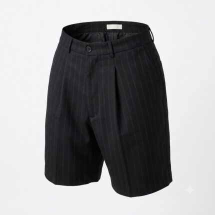 Bermuda gessato nero Gaelle