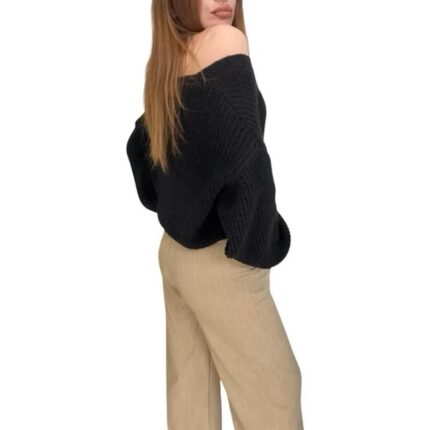 pantalone in tessuto melange